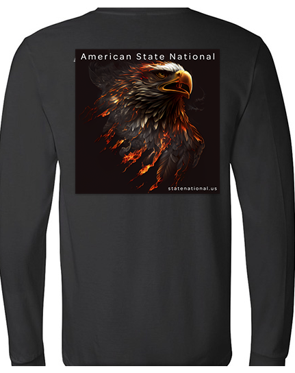 Unisex Long Sleeve Performance T-Shirt (Fire Eagle Version)