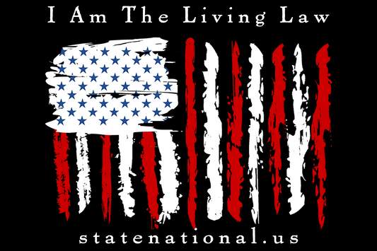 6" x 3.5" 'I Am The Living Law' Sticker/Magnet